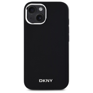 Husa pentru iPhone 15 Plus - DKNY Hardcase Plain Logo MagSafe (DKHMP15MPSCMCLK) - Black - Img 4
