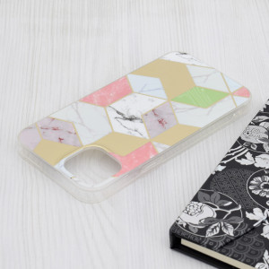 Husa pentru iPhone 15 Plus - Techsuit Marble Series - Purple Hex - Img 4