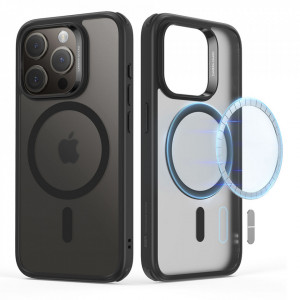Husa pentru iPhone 15 Pro Max - ESR Classic Hybrid HaloLock - Frosted Black - Img 2