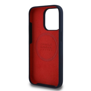 Husa pentru iPhone 15 Pro Max - Red Bull Racing Silicone Horizontal Centered Logo MagSafe (RBHMP15X24SIHSRV) - Navy - Img 5