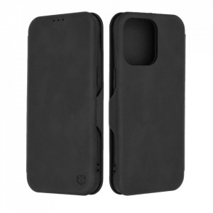 Husa pentru iPhone 15 Pro Max Techsuit Safe Wallet Plus, Black