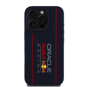 Husa pentru iPhone 15 Pro - Red Bull Racing Silicone Oversize Vertical Logo MagSafe (RBHMP15L24SIOLRV) - Navy - Img 2