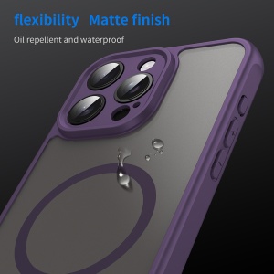 Husa pentru iPhone 15 Pro - Techsuit HaloFrost II MagSafe - Purple - Img 6