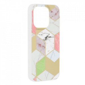 Husa pentru iPhone 15 Pro - Techsuit Marble Series - Purple Hex - Img 6