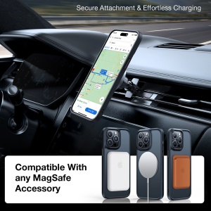 Husa pentru iPhone 15 Pro - Torras Guardian Magnetic Series - Black - Img 5
