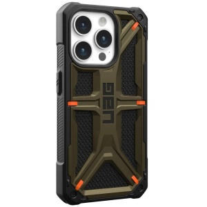 Husa pentru iPhone 15 Pro - UAG Monarch - Kevlar Element Green - Img 6