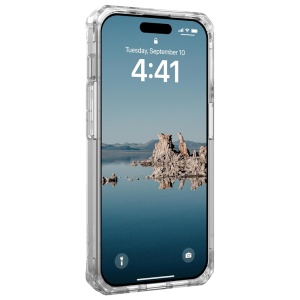 Husa pentru iPhone 15 Pro - UAG Plyo Magsafe - Ice Silver - Img 11