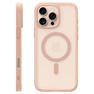 Husa pentru iPhone 16 Pro - Spigen Ultra Hybrid T MagSafe - FrostÂ RoseÂ Titanium - Img 4