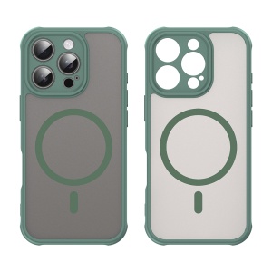 Husa pentru iPhone 16 Pro - Techsuit HaloFrost II MagSafe - Green - Img 2
