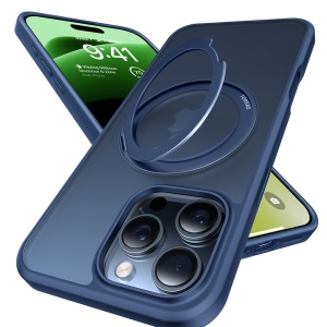 Husa pentru iPhone 16 Pro - Torras Ostand Pro Series - Navy Blue - Img 5