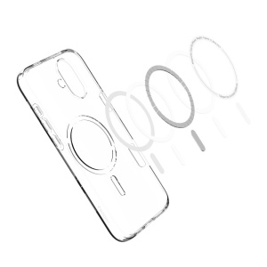 Husa pentru iPhone 16 - Spigen Liquid Crystal MagSafe - Clear - Img 8