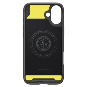 Husa pentru iPhone 16 - Spigen Rugged Armor MagSafe - Black - Img 3