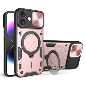 Husa pentru iPhone 16 - Techsuit CamGuard Pro - Rose Gold - Img 1