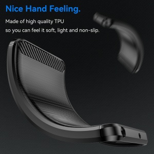 Husa pentru iPhone 16 - Techsuit Carbon Silicone - Black - Img 2