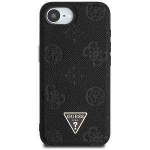 Husa pentru iPhone 16e - Peony Grained Hot Stamp Triangle Logo MagSafe (GUHMPSE4PGBTMK) - Black - Img 3