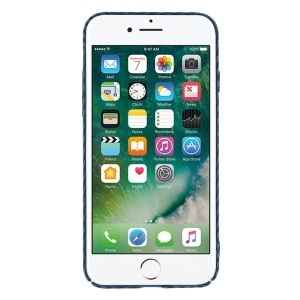 Husa pentru iPhone 7 / iPhone 8 / iPhone SE 2, SE 2020 / iPhone SE 3, SE 2022 - Techsuit Carbonite FiberShell - Cyan - Img 2