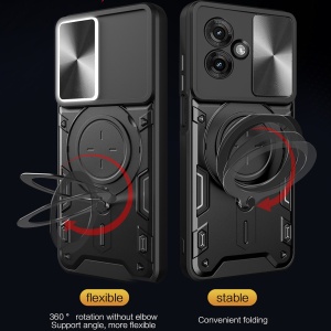 Husa pentru Motorola Moto G55 - Techsuit CamGuard Pro - Black - Img 5