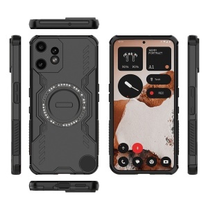 Husa pentru Nothing CMF Phone 2 Pro - Techsuit ArmorMag Case - Black - Img 4