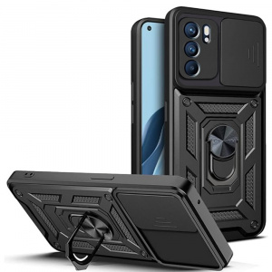 Husa pentru Oppo Reno6 5G - Techsuit CamShield Series - Black - Img 1