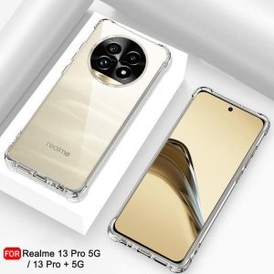 Husa pentru Realme 13 Pro / 13 Pro+ - Techsuit Shockproof Clear Silicone - Clear - Img 6