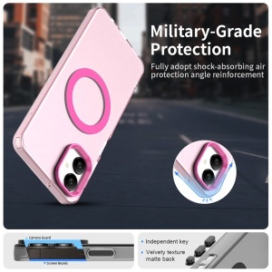 Husa pentru Samsung Galaxy A06 - Techsuit CandyCase MagSafe - Pink - Img 3