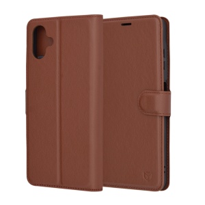 Husa pentru Samsung Galaxy A06 - Techsuit Leather Folio - Brown