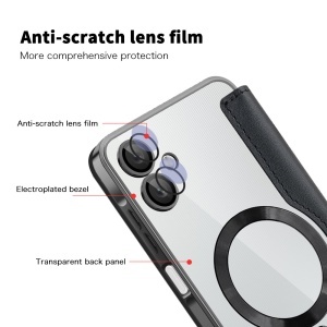 Husa pentru Samsung Galaxy A06 - Techsuit SmartMag Book Case - Black - Img 3