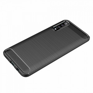 Husa pentru Samsung Galaxy A30s / A50 / A50s - Techsuit Carbon Silicone - Black - Img 6