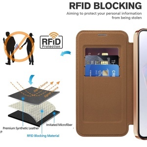 Husa pentru Samsung Galaxy A35 5G - Techsuit SmartMag Book Case - Brown - Img 5