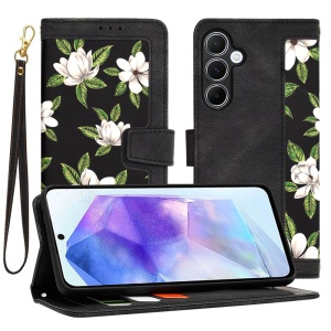 Husa pentru Samsung Galaxy A55 5G - Techsuit FlipCraft - Flowers of the Dawn - Img 1