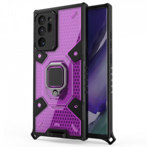 Husa pentru Samsung Galaxy Note 20 Ultra / Note 20 Ultra 5G - Techsuit Honeycomb Armor - Rose-Violet - Img 1