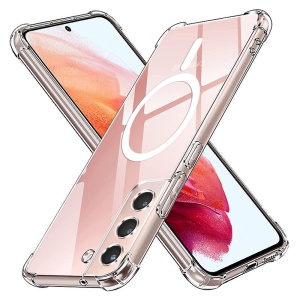 Husa pentru Samsung Galaxy S21 5G - Techsuit Shockproof Clear Silicone MagSafe - Clear - Img 1