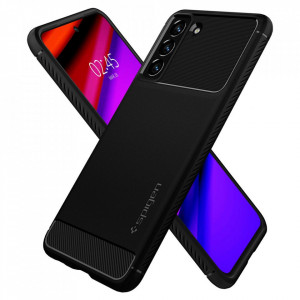 Husa pentru Samsung Galaxy S21 FE 5G - Spigen Rugged Armor - Black - Img 2