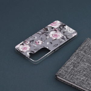 Husa pentru Samsung Galaxy S22 5G - Techsuit Marble Series - Bloom of Ruth Gray - Img 5