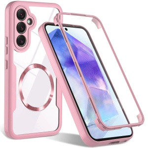 Husa pentru Samsung Galaxy S23 FE + Folie - Techsuit ColorVerse 360 MagSafe Series - Pink - Img 1
