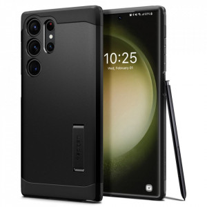 Husa pentru Samsung Galaxy S23 Ultra - Spigen Tough Armor - Black