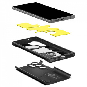 Husa pentru Samsung Galaxy S23 Ultra - Spigen Tough Armor - Black - Img 4