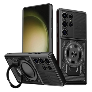 Husa pentru Samsung Galaxy S23 Ultra - Techsuit RuggedCam - Black