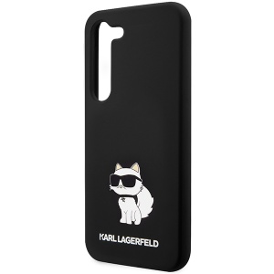 Husa pentru Samsung Galaxy S24 Plus - Karl Lagerfeld Silicone (KLHCS24MSNCHBCK) - Choupette - Img 2