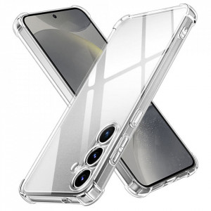 Husa pentru Samsung Galaxy S24 - Techsuit Shockproof Clear Silicone - Clear - Img 1