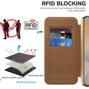 Husa pentru Samsung Galaxy S24 - Techsuit SmartMag Book Case - Brown - Img 5