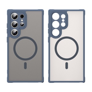 Husa pentru Samsung Galaxy S24 Ultra - Techsuit HaloFrost II MagSafe - Navy Blue - Img 2