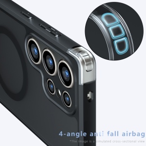 Husa pentru Samsung Galaxy S24 Ultra - Techsuit PureFrost MagSafe - Frosted Black - Img 6