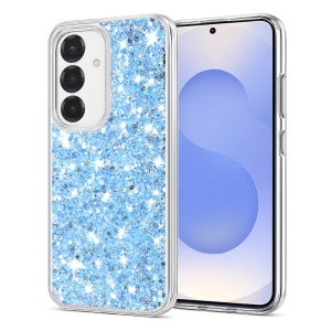 Husa pentru Samsung Galaxy S25 - Techsuit Sparkly Glitter - Blue - Img 1