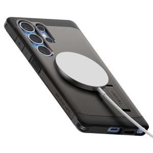 Husa pentru Samsung Galaxy S25 Ultra - Spigen Tough Armor MagSafe - Gunmetal - Img 5
