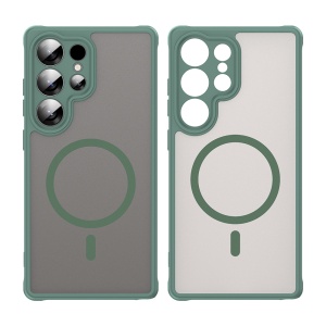Husa pentru Samsung Galaxy S25 Ultra - Techsuit HaloFrost II MagSafe - Green - Img 2