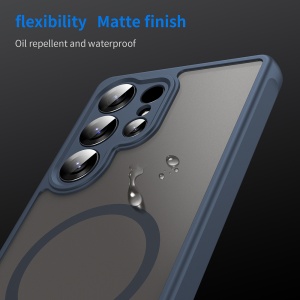 Husa pentru Samsung Galaxy S25 Ultra - Techsuit HaloFrost II MagSafe - Navy Blue - Img 6
