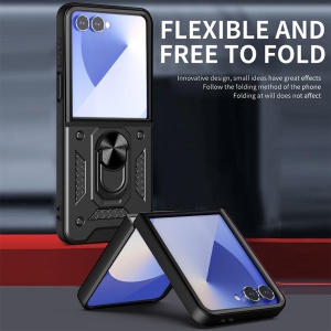 Husa pentru Samsung Galaxy Z Flip7 - Techsuit CamShield Series - Rose Gold - Img 3