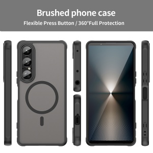 Husa pentru Sony Xperia 1 VII - Techsuit HaloFrost II MagSafe - Black - Img 4