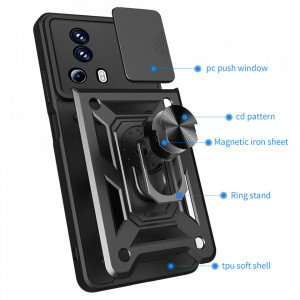 Husa pentru Xiaomi 13 Lite - Techsuit CamShield Series - Black - Img 6
